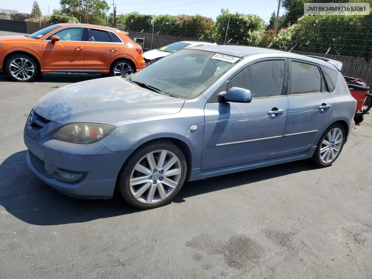 2007 Mazda Speed 3 VIN: JM1BK34M971653061 Lot: 62357225