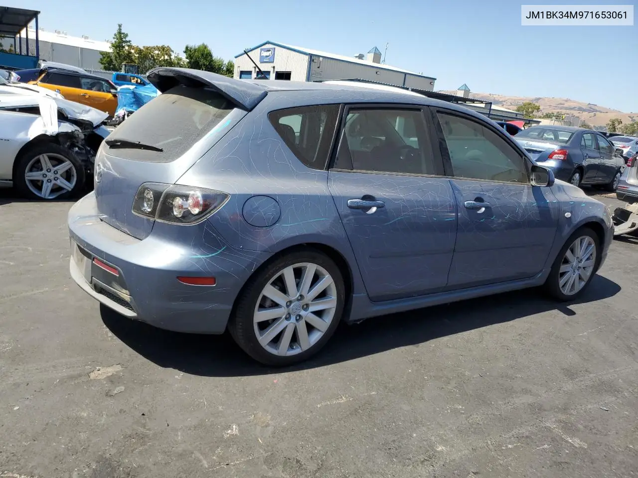 2007 Mazda Speed 3 VIN: JM1BK34M971653061 Lot: 62357225