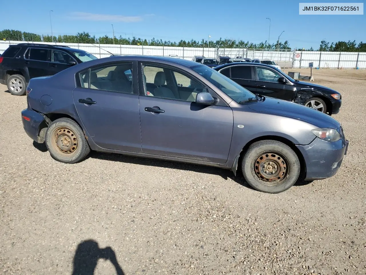 2007 Mazda 3 I VIN: JM1BK32F071622561 Lot: 62869775