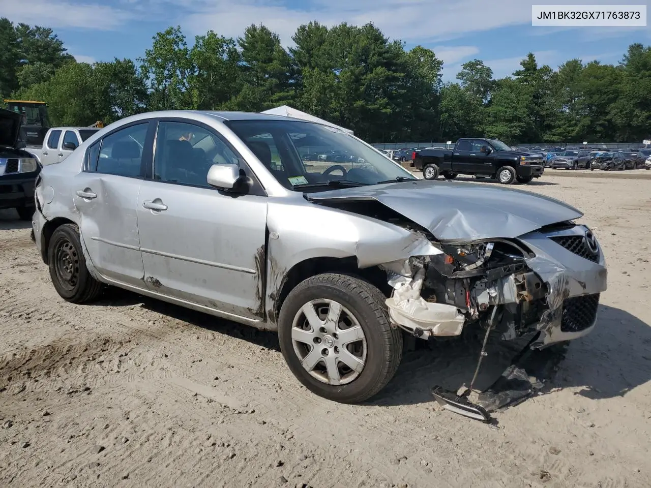 2007 Mazda 3 I VIN: JM1BK32GX71763873 Lot: 63246905
