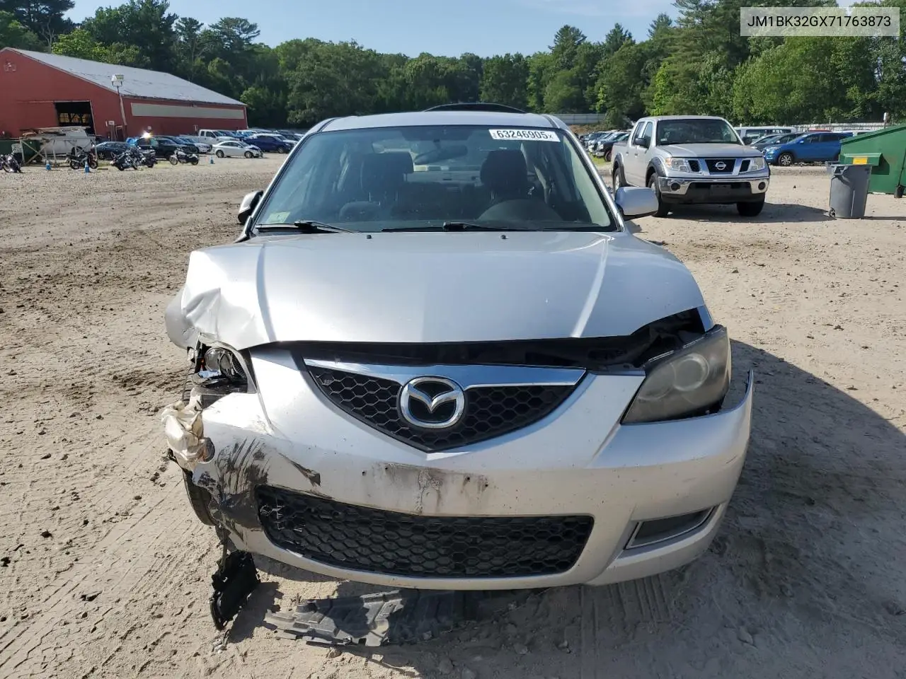 2007 Mazda 3 I VIN: JM1BK32GX71763873 Lot: 63246905