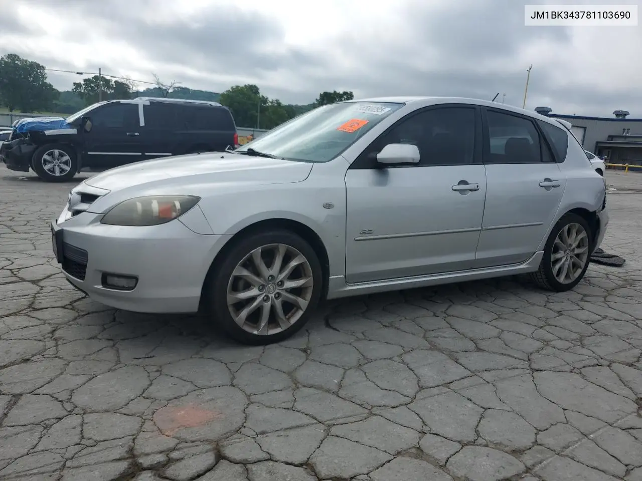 2008 Mazda 3 Hatchback VIN: JM1BK343781103690 Lot: 56530295