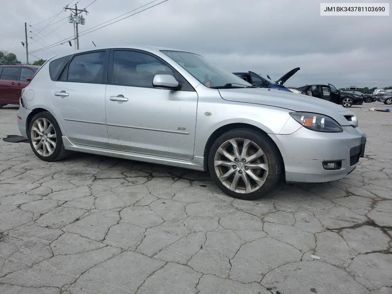 2008 Mazda 3 Hatchback VIN: JM1BK343781103690 Lot: 56530295