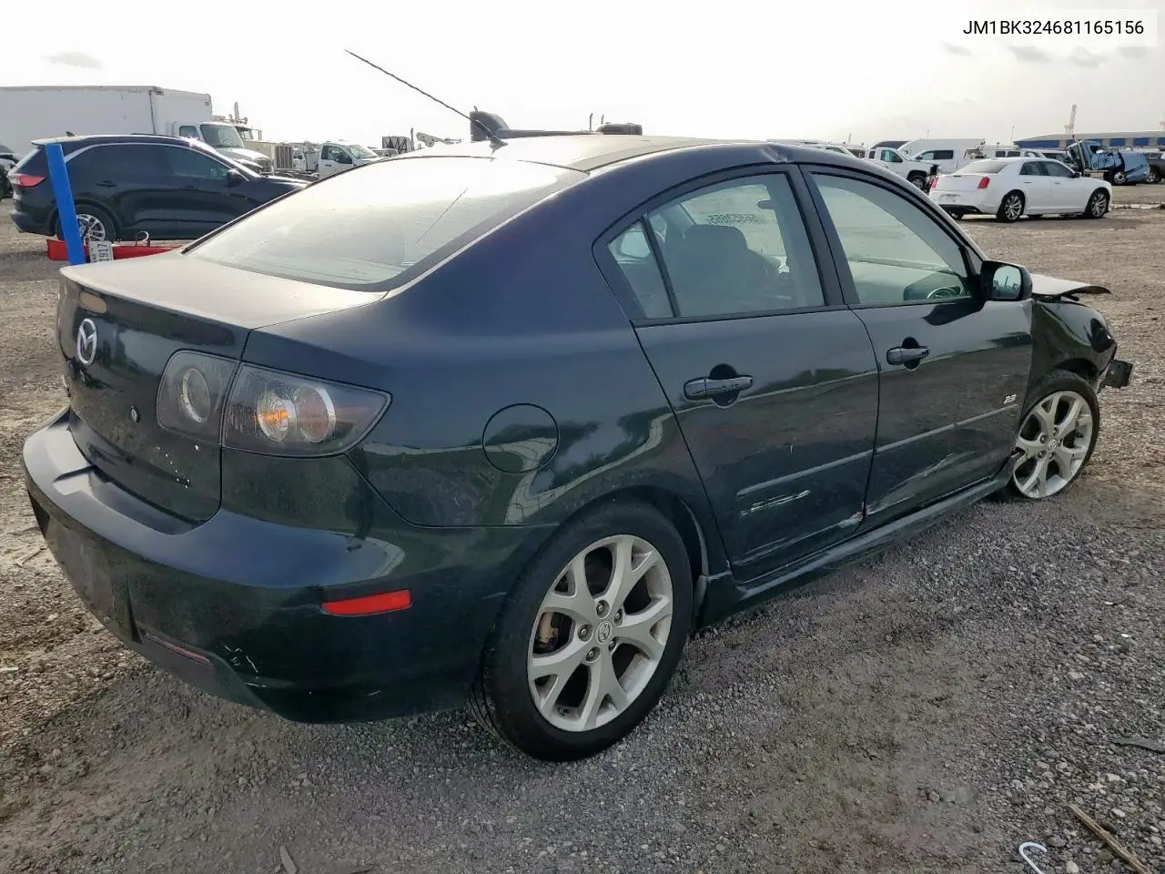 2008 Mazda 3 S VIN: JM1BK324681165156 Lot: 56553655