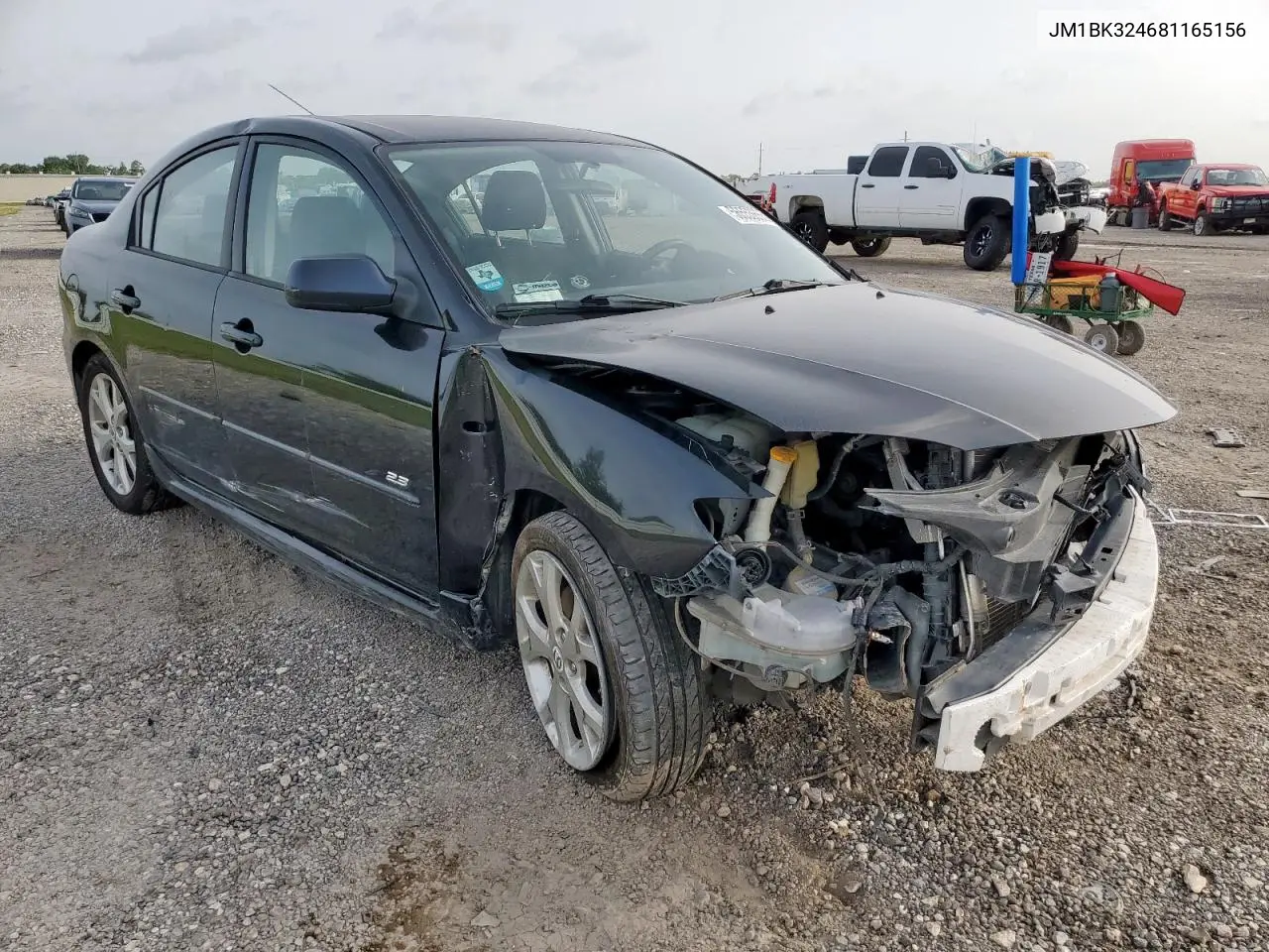 2008 Mazda 3 S VIN: JM1BK324681165156 Lot: 56553655