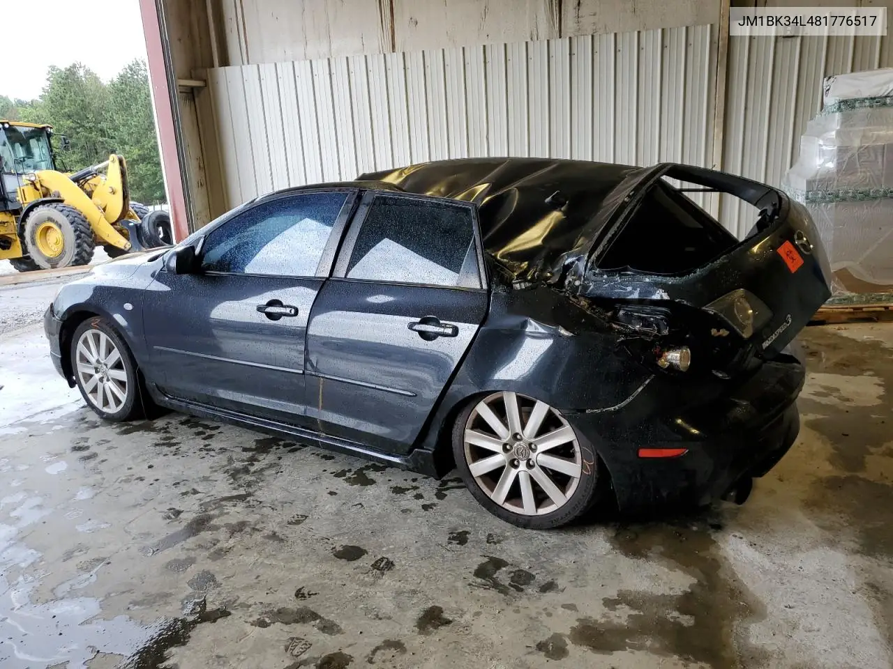 2008 Mazda Speed 3 VIN: JM1BK34L481776517 Lot: 61673085