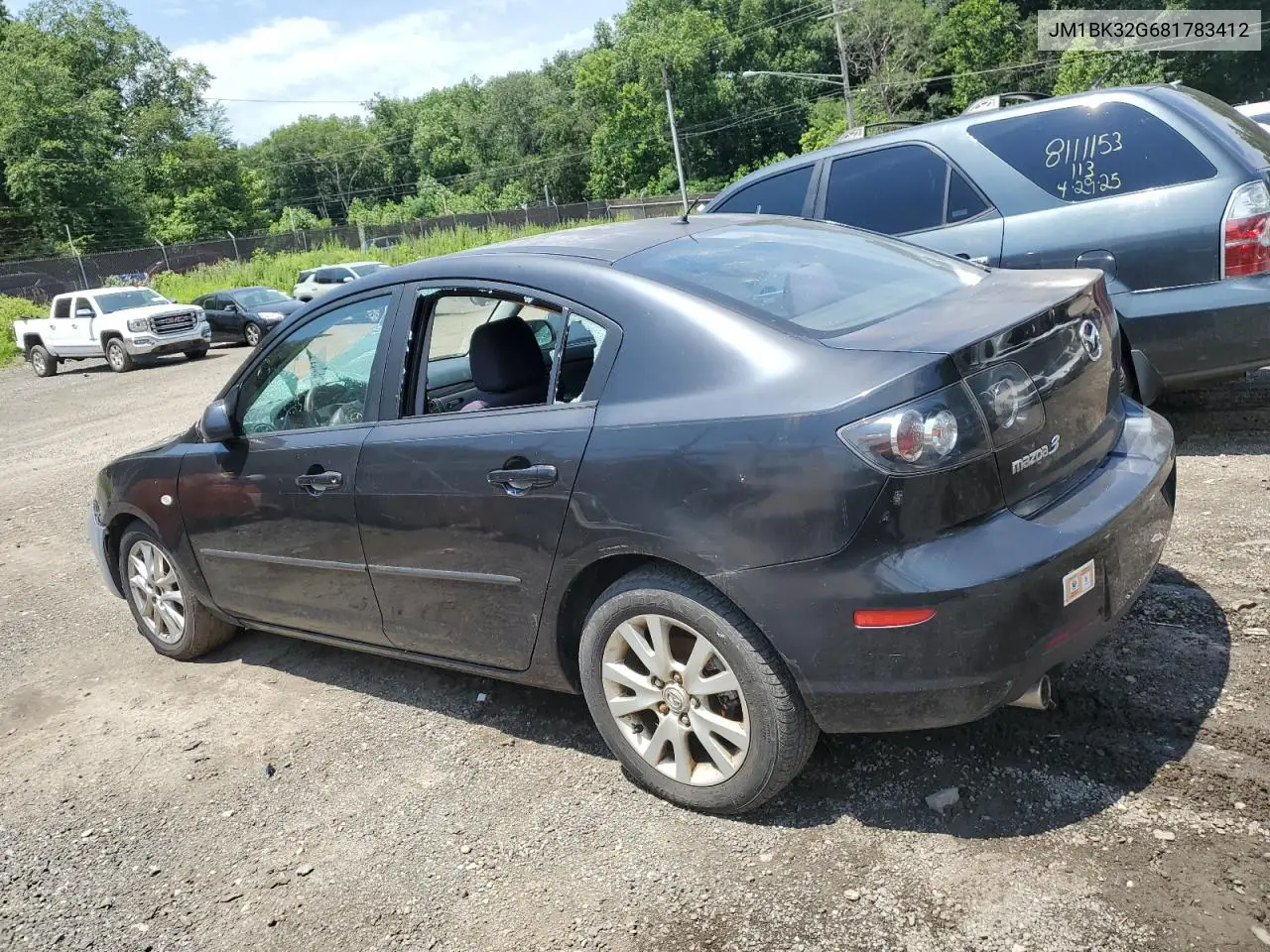 2008 Mazda 3 I VIN: JM1BK32G681783412 Lot: 62685815