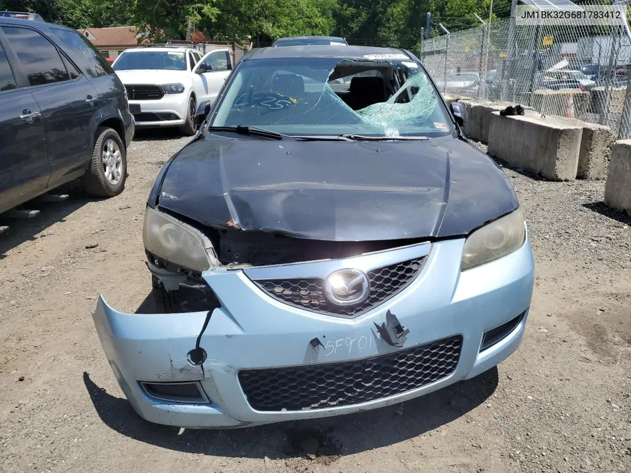 2008 Mazda 3 I VIN: JM1BK32G681783412 Lot: 62685815