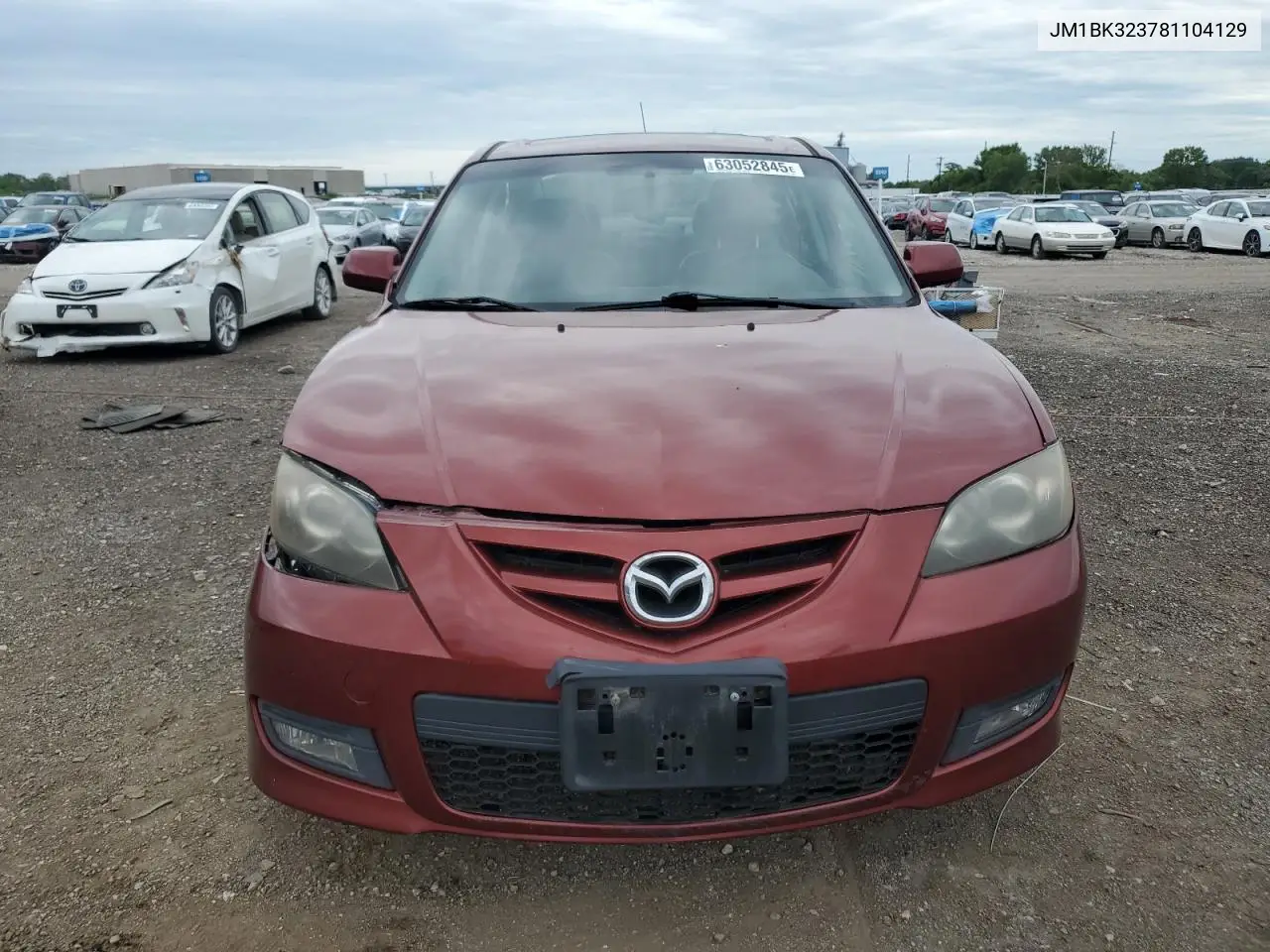 2008 Mazda 3 S VIN: JM1BK323781104129 Lot: 63052845