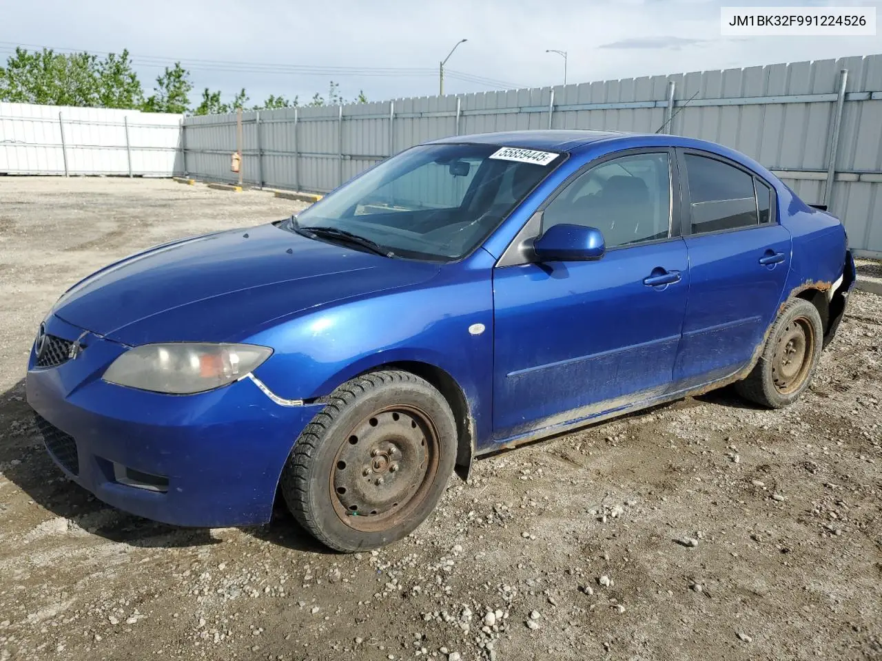 2009 Mazda 3 I VIN: JM1BK32F991224526 Lot: 55859445