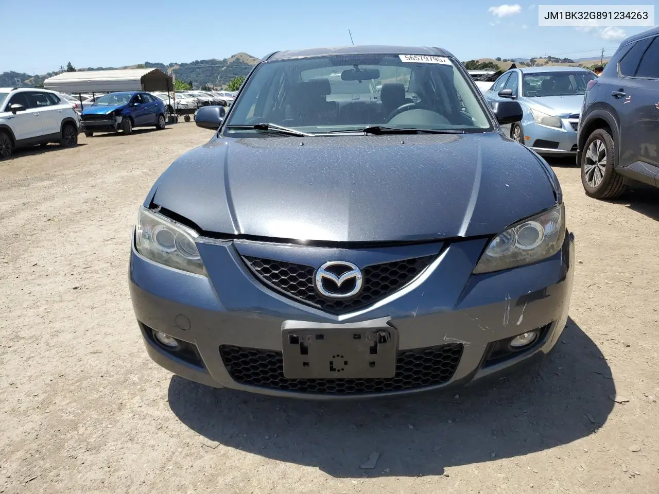 jm1bk32g891234263 JM1BK32G891234263 2009 Mazda 3 I