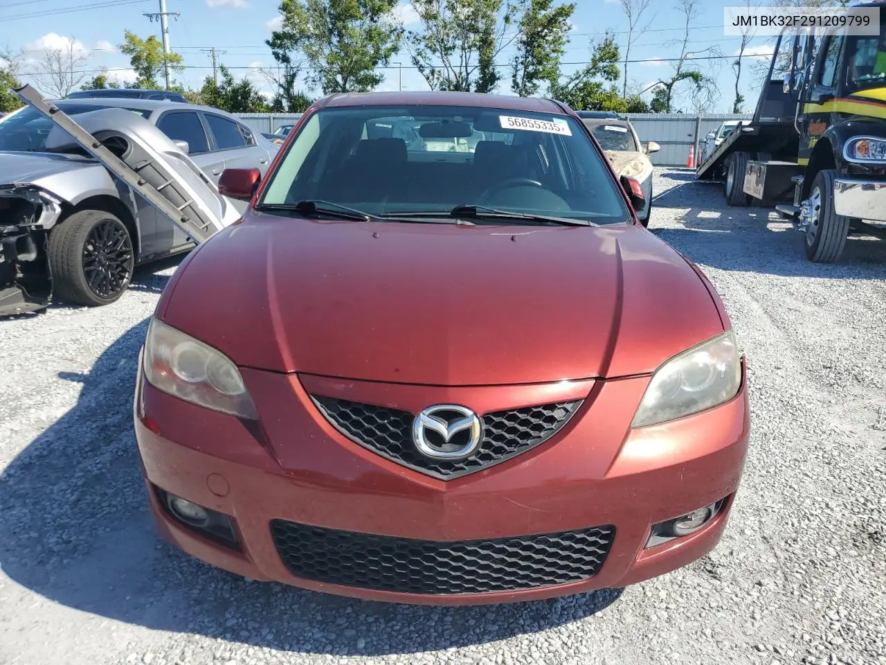 2009 Mazda 3 I VIN: JM1BK32F291209799 Lot: 56855335
