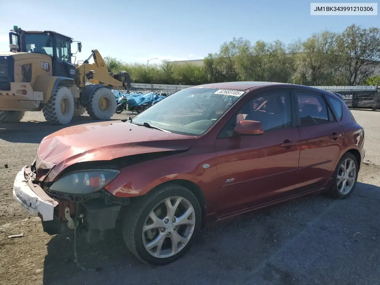 2009 Mazda 3 S VIN: JM1BK343991210306 Lot: 62683105