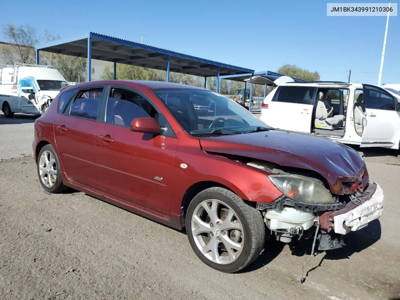 2009 Mazda 3 S VIN: JM1BK343991210306 Lot: 62683105