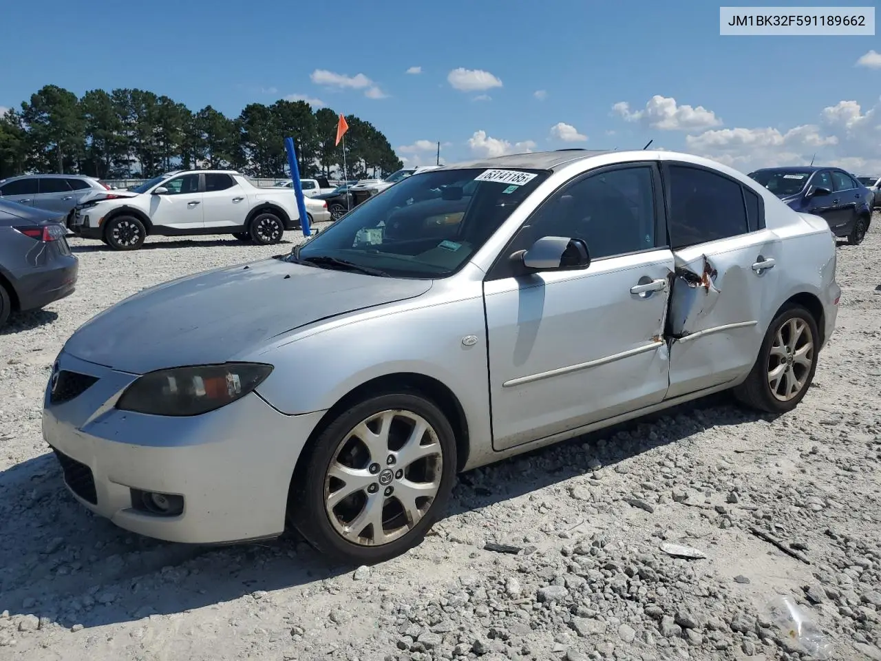 2009 Mazda 3 I VIN: JM1BK32F591189662 Lot: 63141185