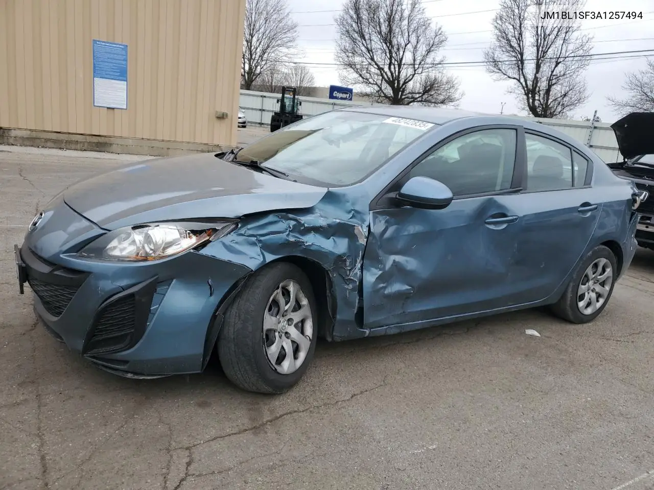 2010 Mazda 3 I VIN: JM1BL1SF3A1257494 Lot: 53808205