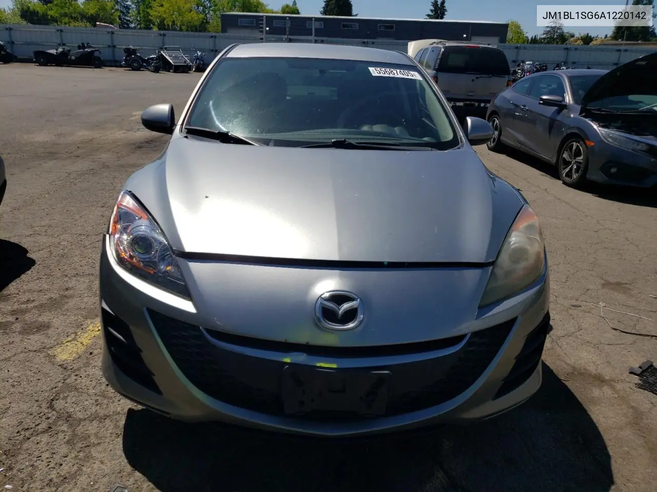 2010 Mazda 3 I VIN: JM1BL1SG6A1220142 Lot: 55687405