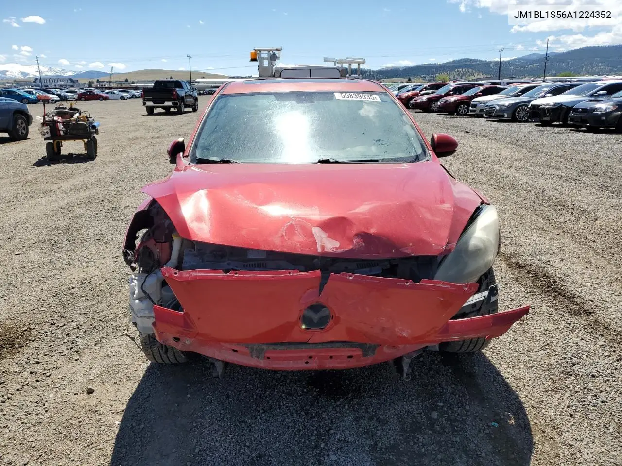 2010 Mazda 3 S VIN: JM1BL1S56A1224352 Lot: 55839935