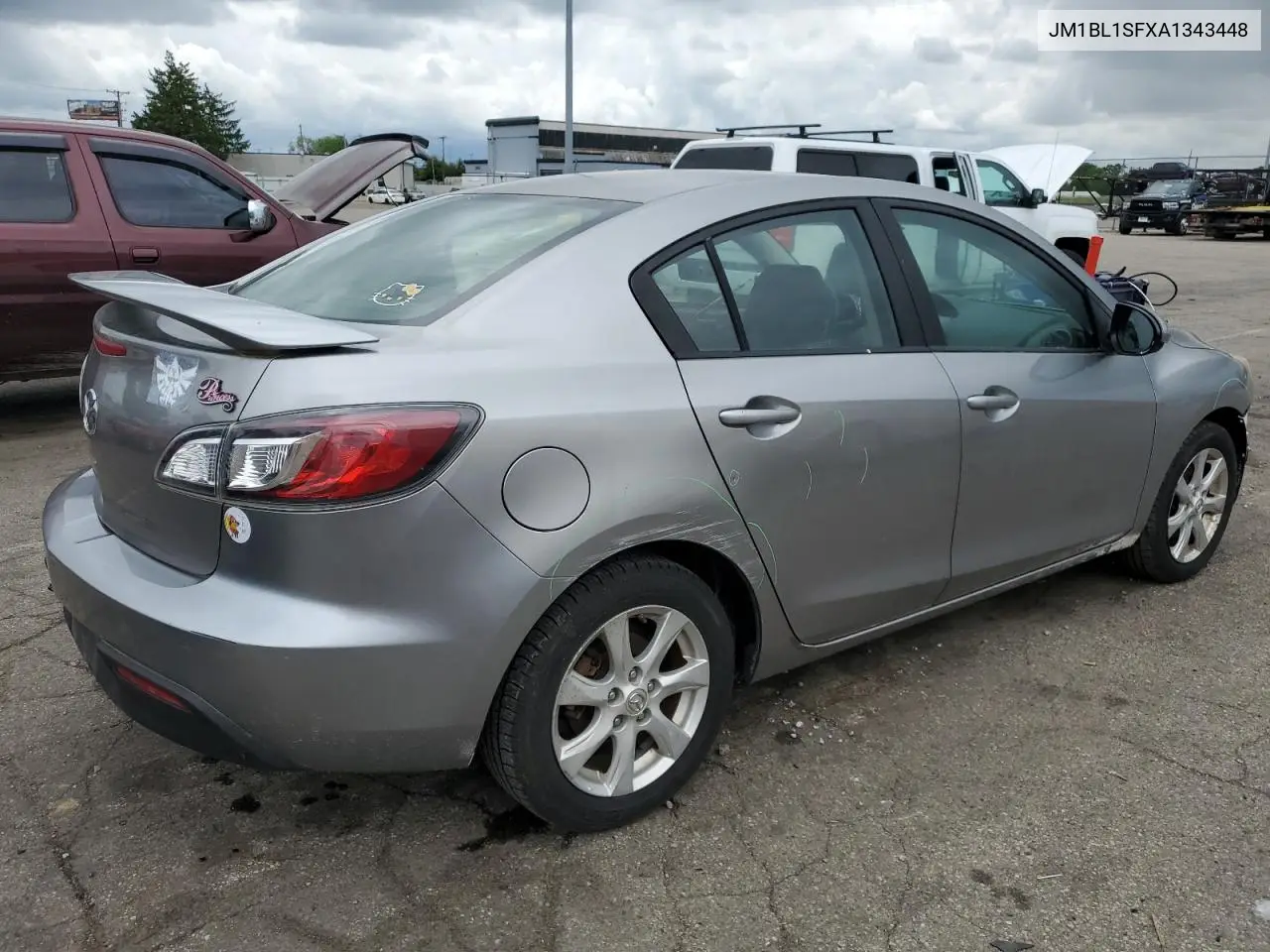 2010 Mazda 3 I VIN: JM1BL1SFXA1343448 Lot: 56531055