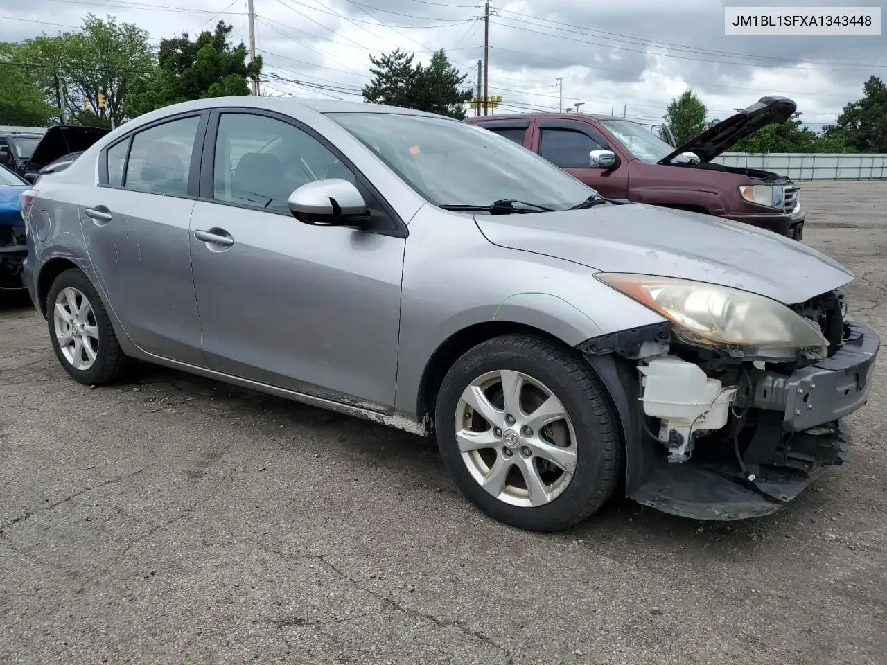 2010 Mazda 3 I VIN: JM1BL1SFXA1343448 Lot: 56531055