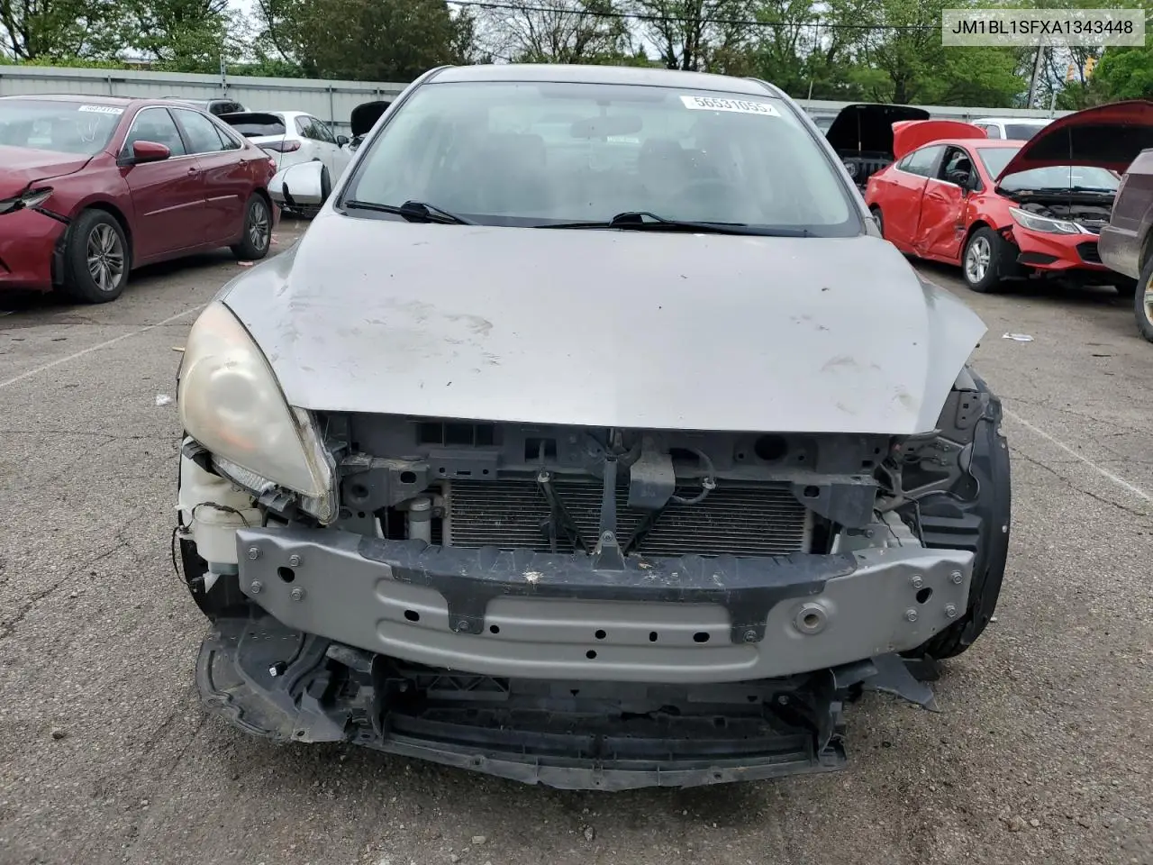 2010 Mazda 3 I VIN: JM1BL1SFXA1343448 Lot: 56531055