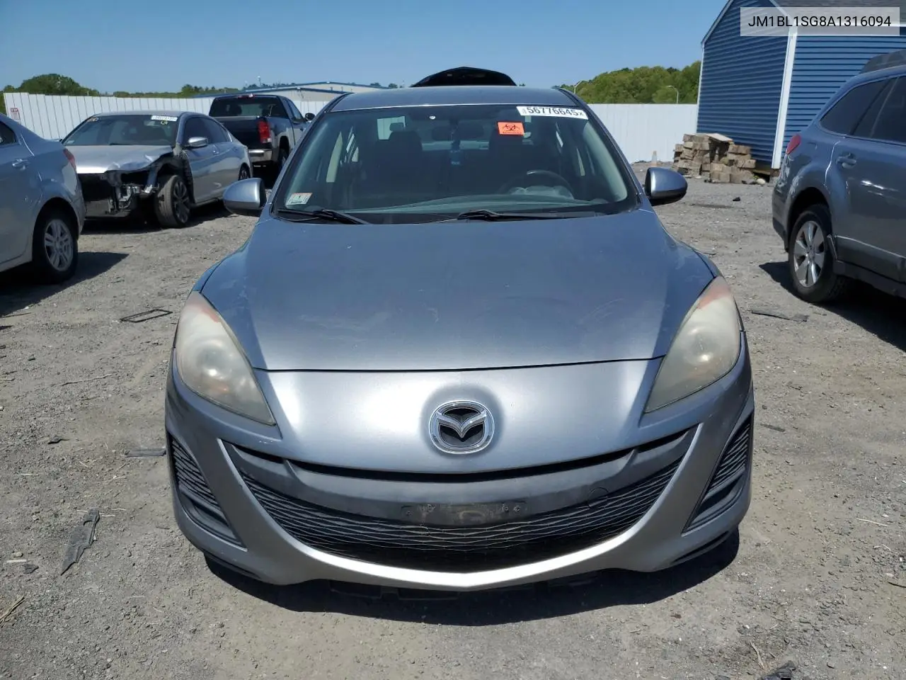 2010 Mazda 3 I VIN: JM1BL1SG8A1316094 Lot: 56776645