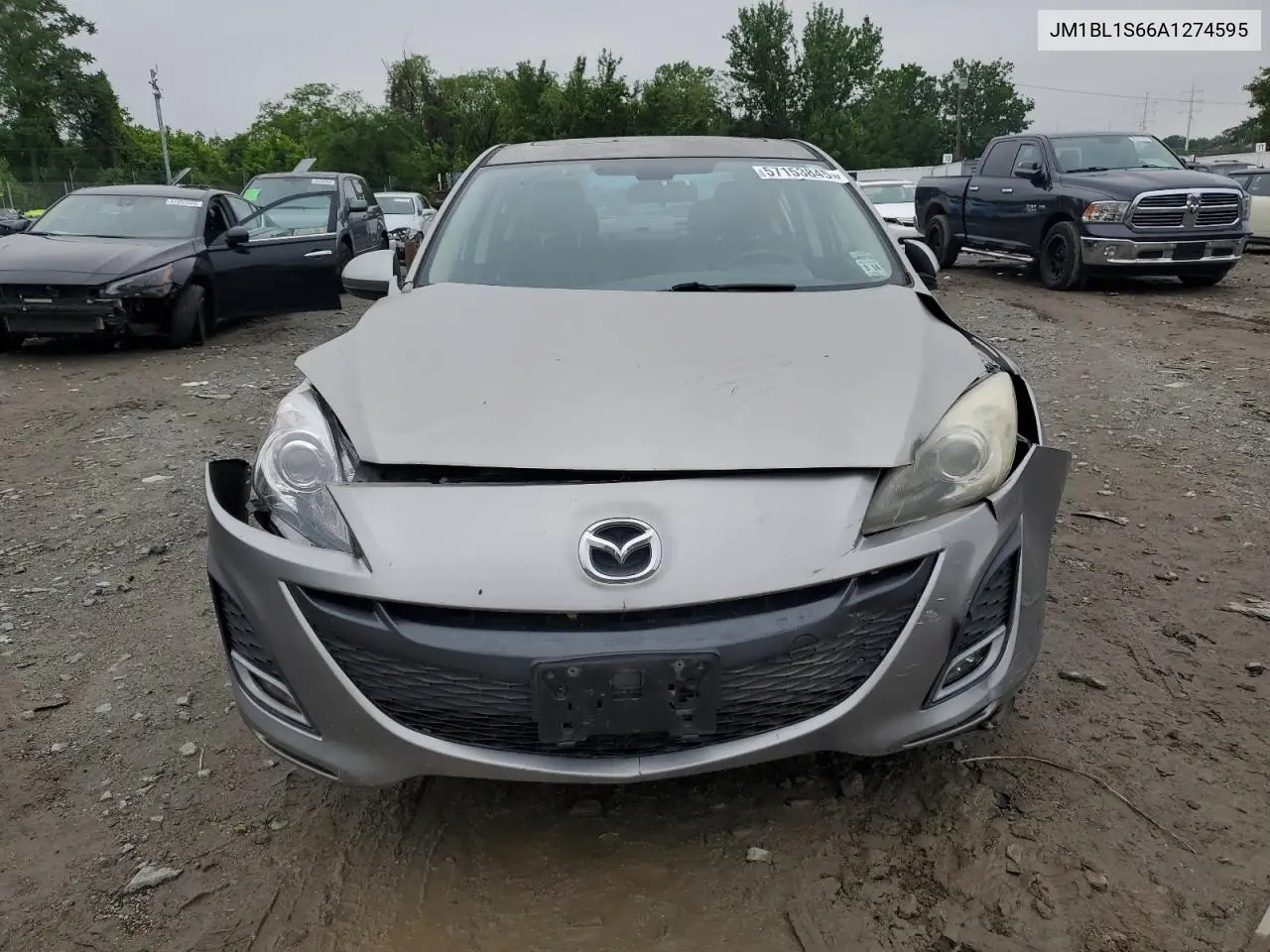 2010 Mazda 3 S VIN: JM1BL1S66A1274595 Lot: 57153845