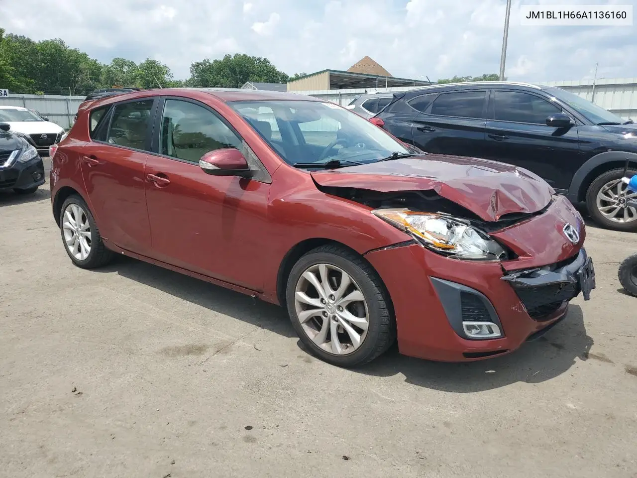 2010 Mazda 3 S VIN: JM1BL1H66A1136160 Lot: 63142705