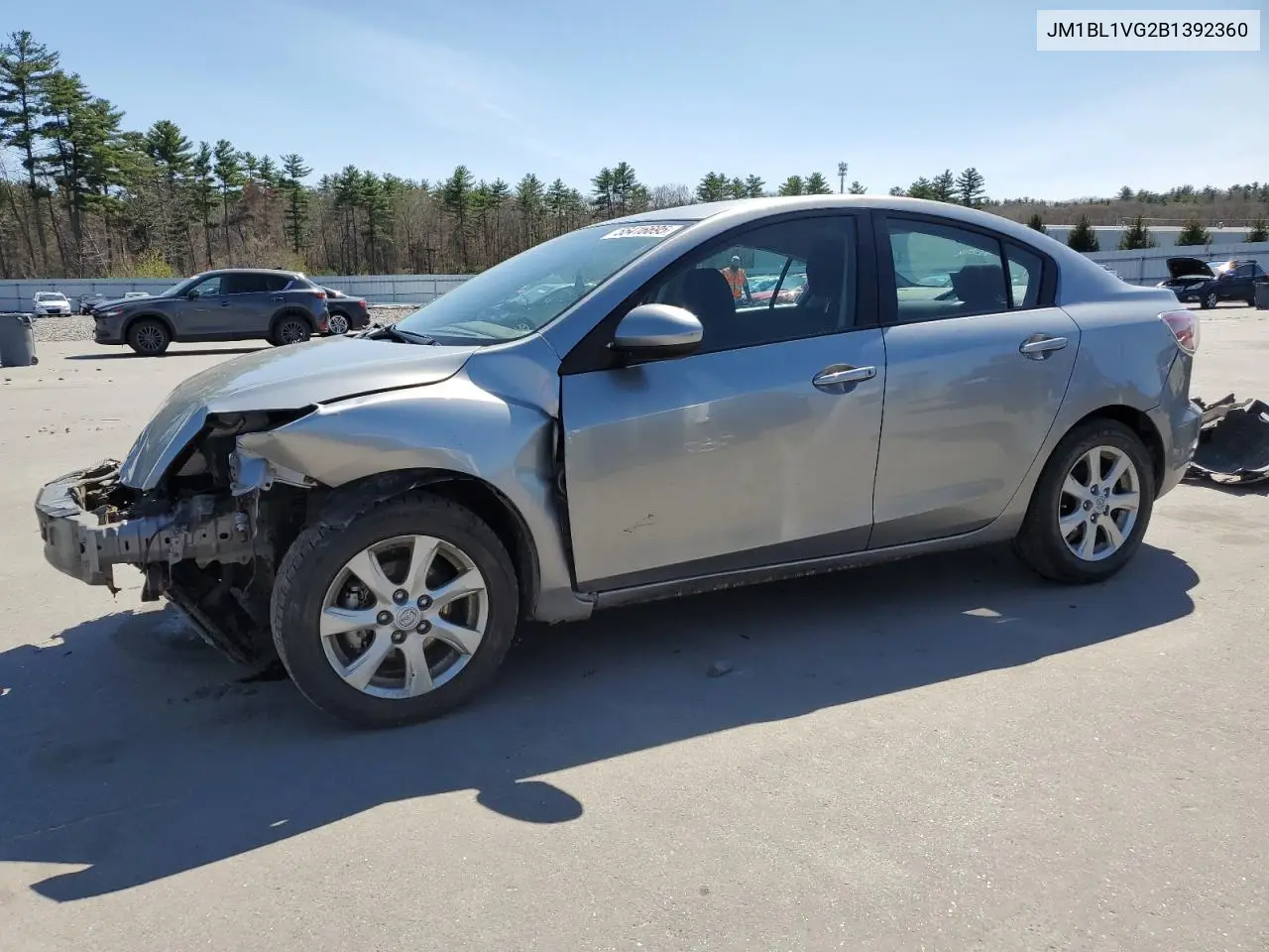 2011 Mazda 3 I VIN: JM1BL1VG2B1392360 Lot: 55416695