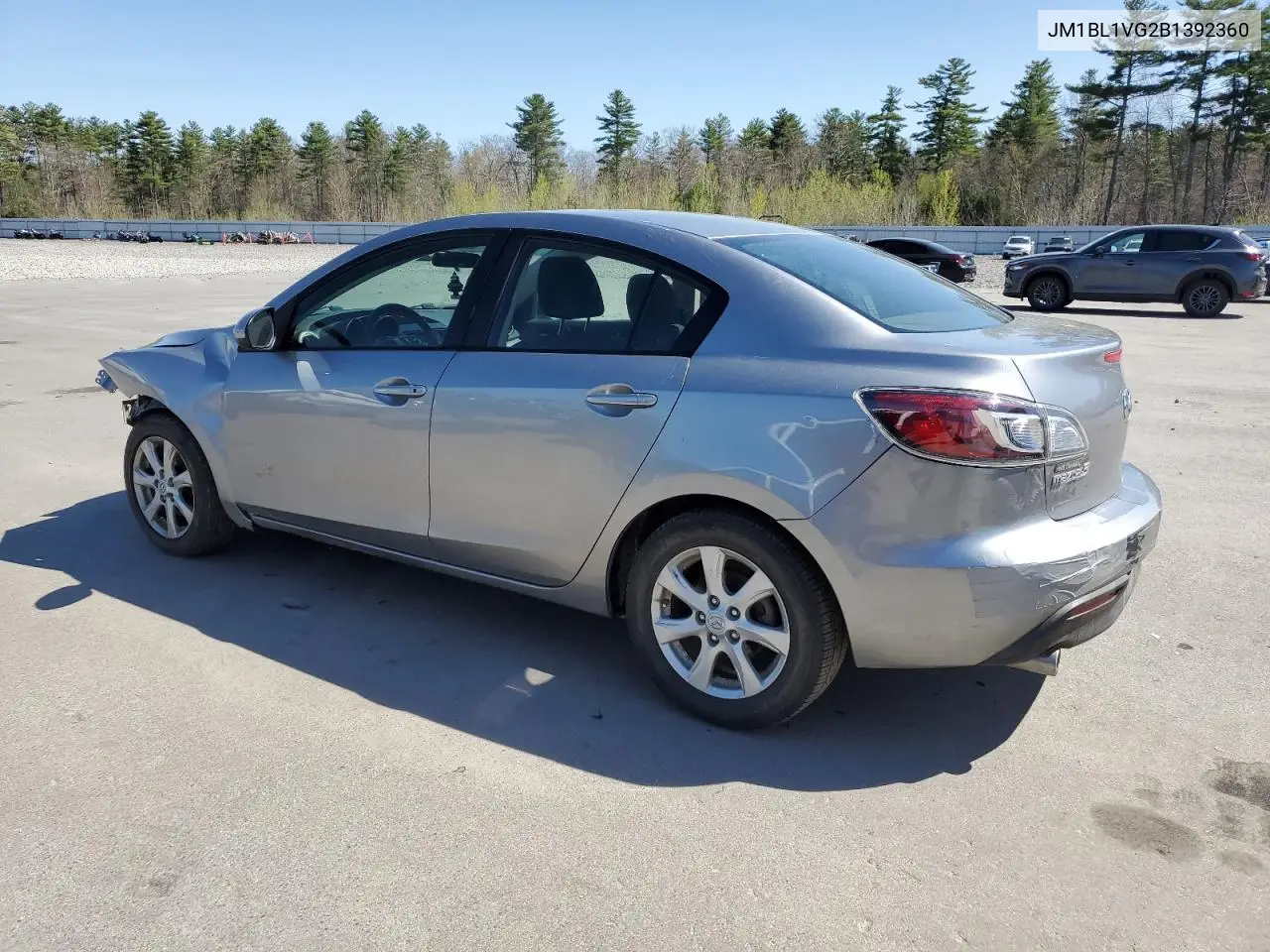 2011 Mazda 3 I VIN: JM1BL1VG2B1392360 Lot: 55416695