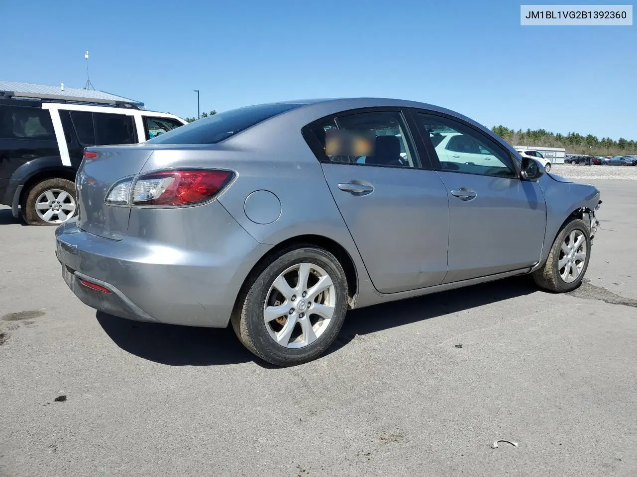 2011 Mazda 3 I VIN: JM1BL1VG2B1392360 Lot: 55416695