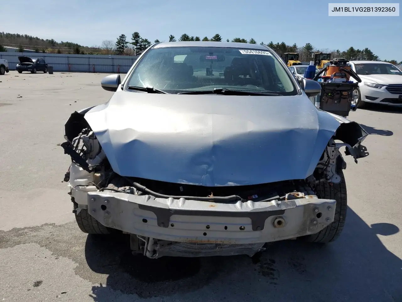 2011 Mazda 3 I VIN: JM1BL1VG2B1392360 Lot: 55416695