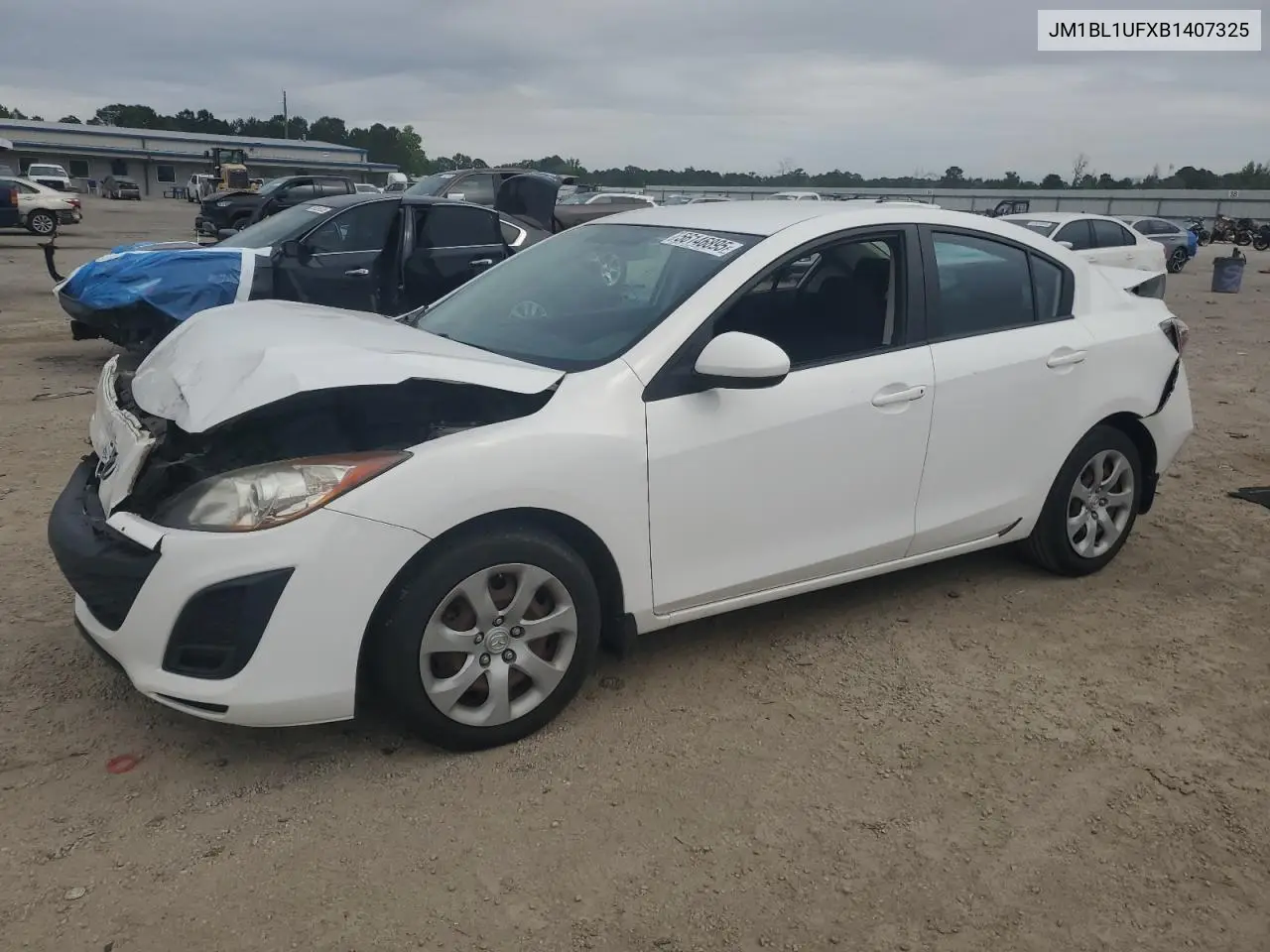 2011 Mazda 3 I VIN: JM1BL1UFXB1407325 Lot: 56146895