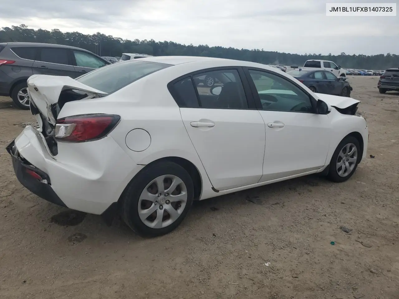 2011 Mazda 3 I VIN: JM1BL1UFXB1407325 Lot: 56146895