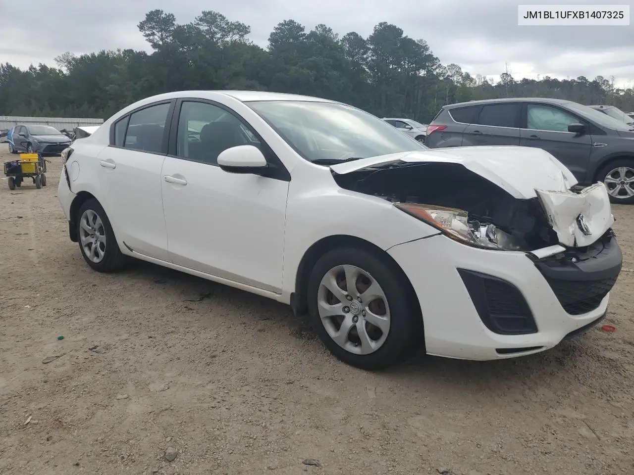 2011 Mazda 3 I VIN: JM1BL1UFXB1407325 Lot: 56146895