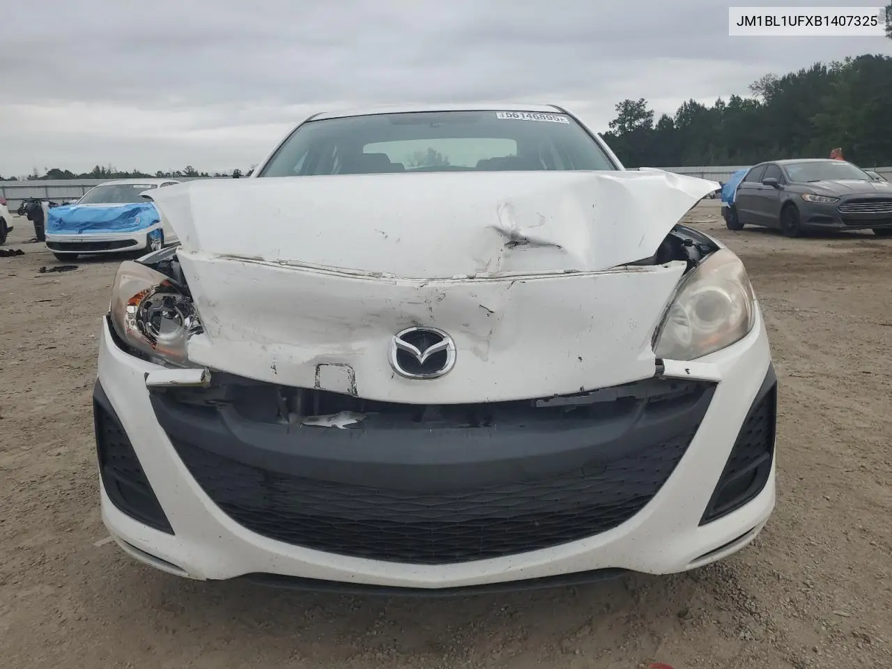 2011 Mazda 3 I VIN: JM1BL1UFXB1407325 Lot: 56146895