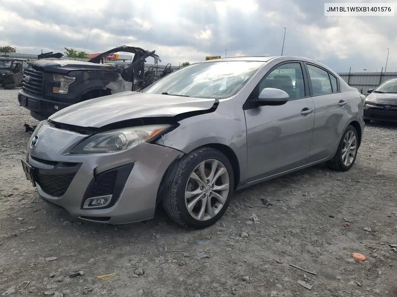 jm1bl1w5xb1401576 JM1BL1W5XB1401576 2011 Mazda 3 S