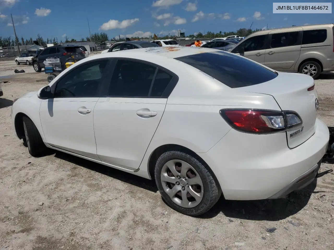 2011 Mazda 3 I VIN: JM1BL1UF8B1464672 Lot: 56756835