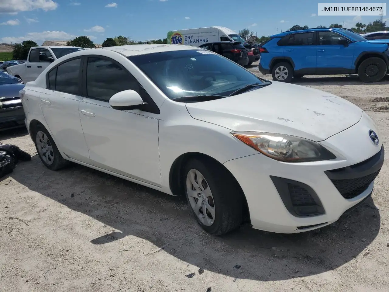 2011 Mazda 3 I VIN: JM1BL1UF8B1464672 Lot: 56756835
