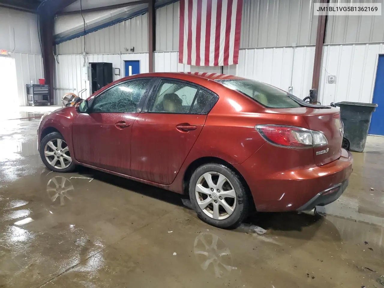 2011 Mazda 3 I VIN: JM1BL1VG5B1362169 Lot: 56945655