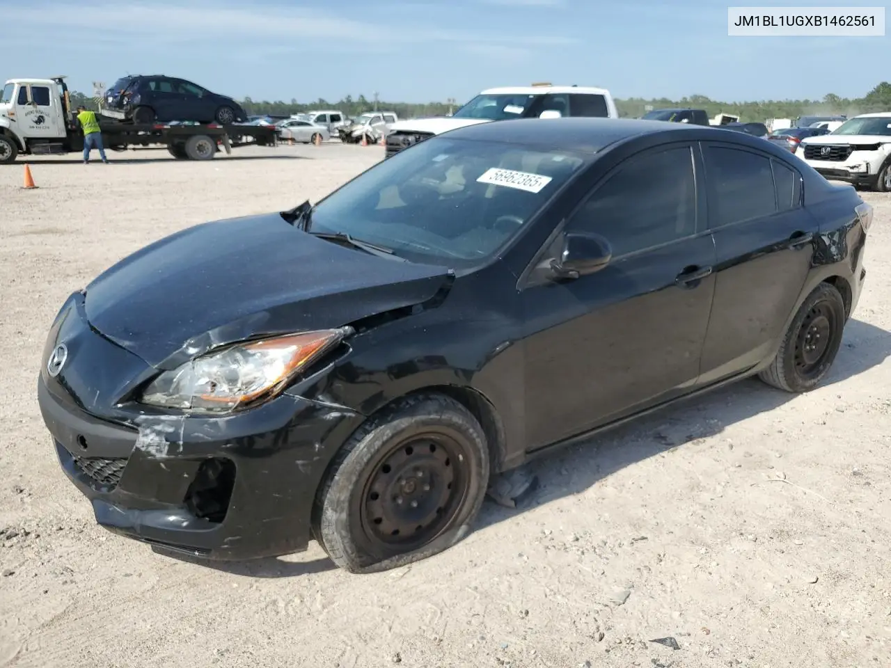 2011 Mazda 3 I VIN: JM1BL1UGXB1462561 Lot: 56962365