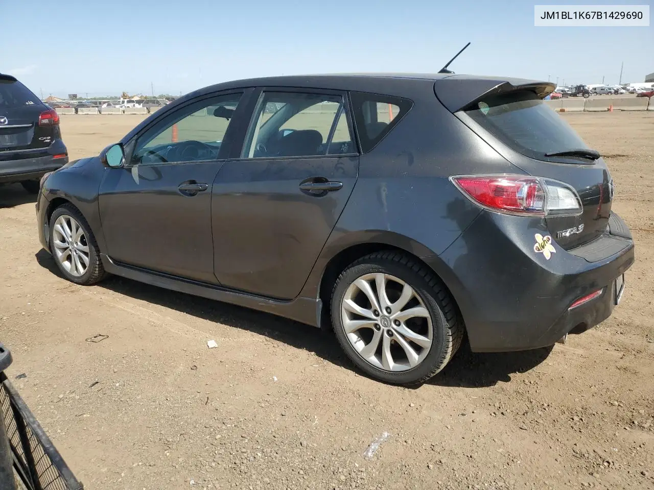 2011 Mazda 3 S VIN: JM1BL1K67B1429690 Lot: 57181175