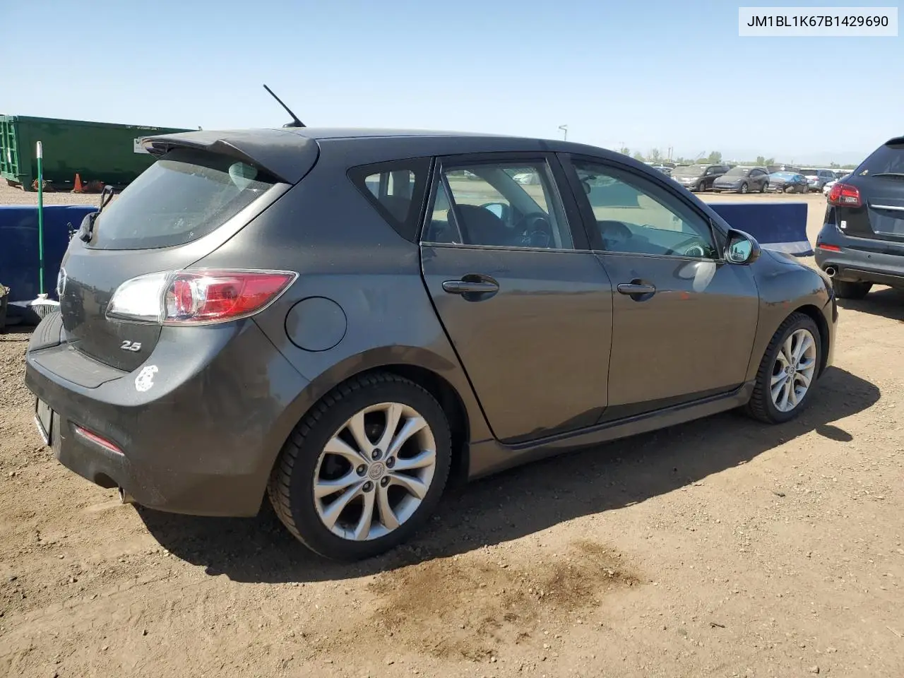 2011 Mazda 3 S VIN: JM1BL1K67B1429690 Lot: 57181175