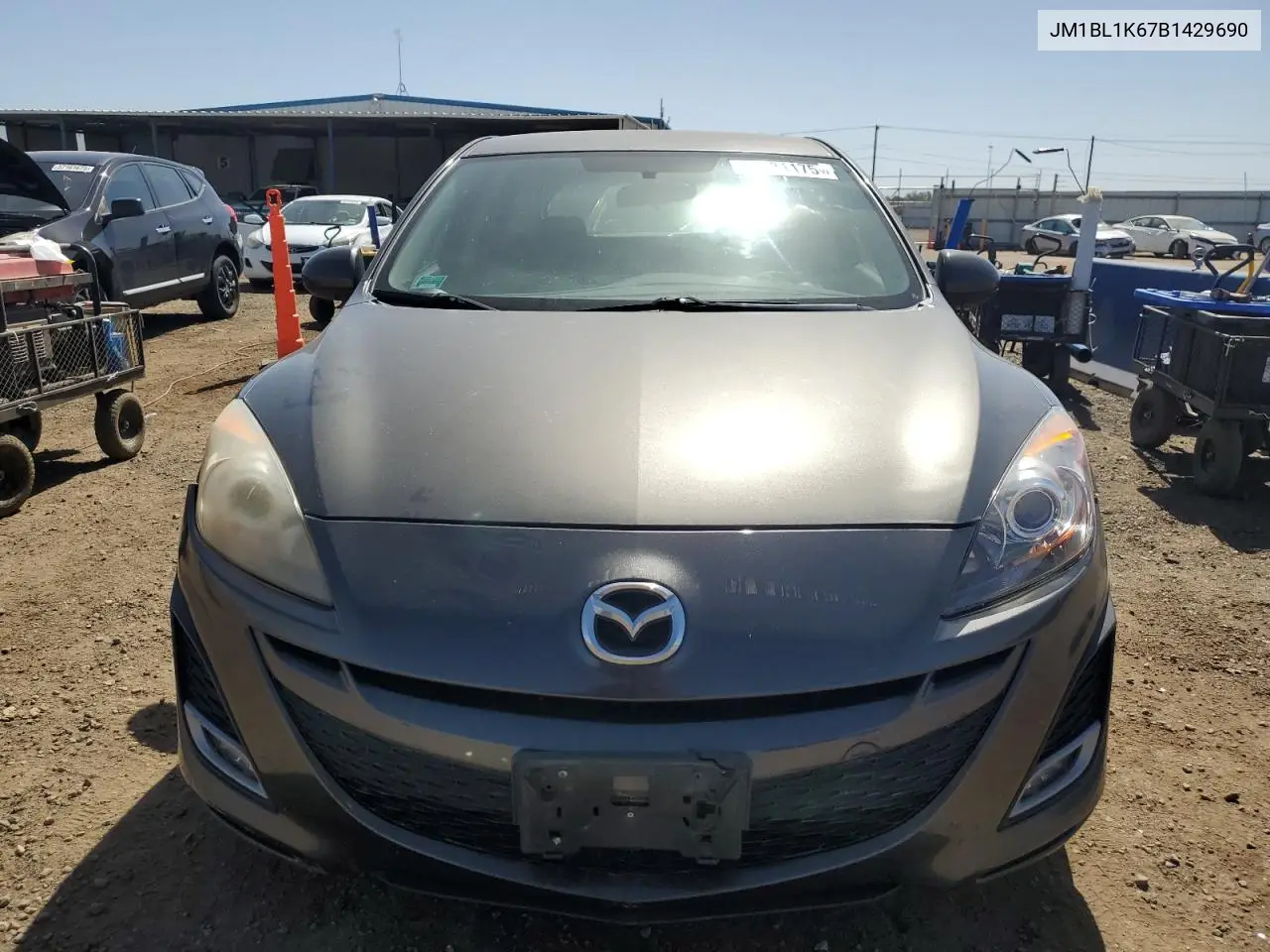 2011 Mazda 3 S VIN: JM1BL1K67B1429690 Lot: 57181175