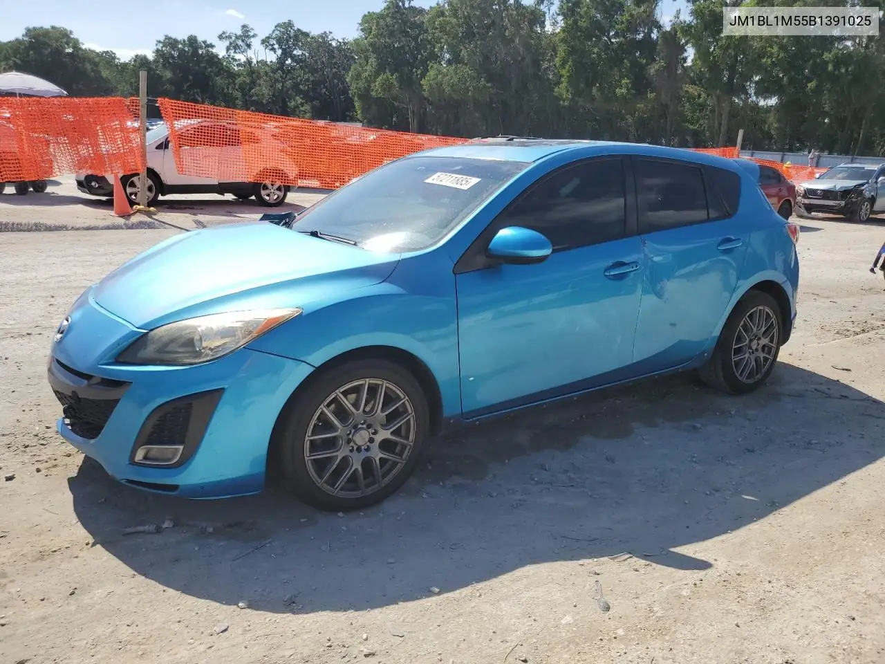 2011 Mazda 3 S VIN: JM1BL1M55B1391025 Lot: 57211885