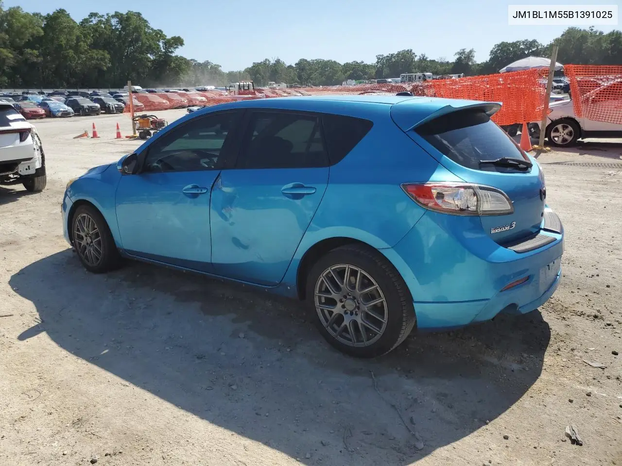 2011 Mazda 3 S VIN: JM1BL1M55B1391025 Lot: 57211885