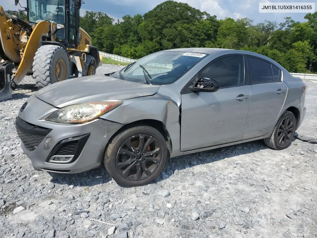 2011 Mazda 3 S VIN: JM1BL1U5XB1416355 Lot: 62360595