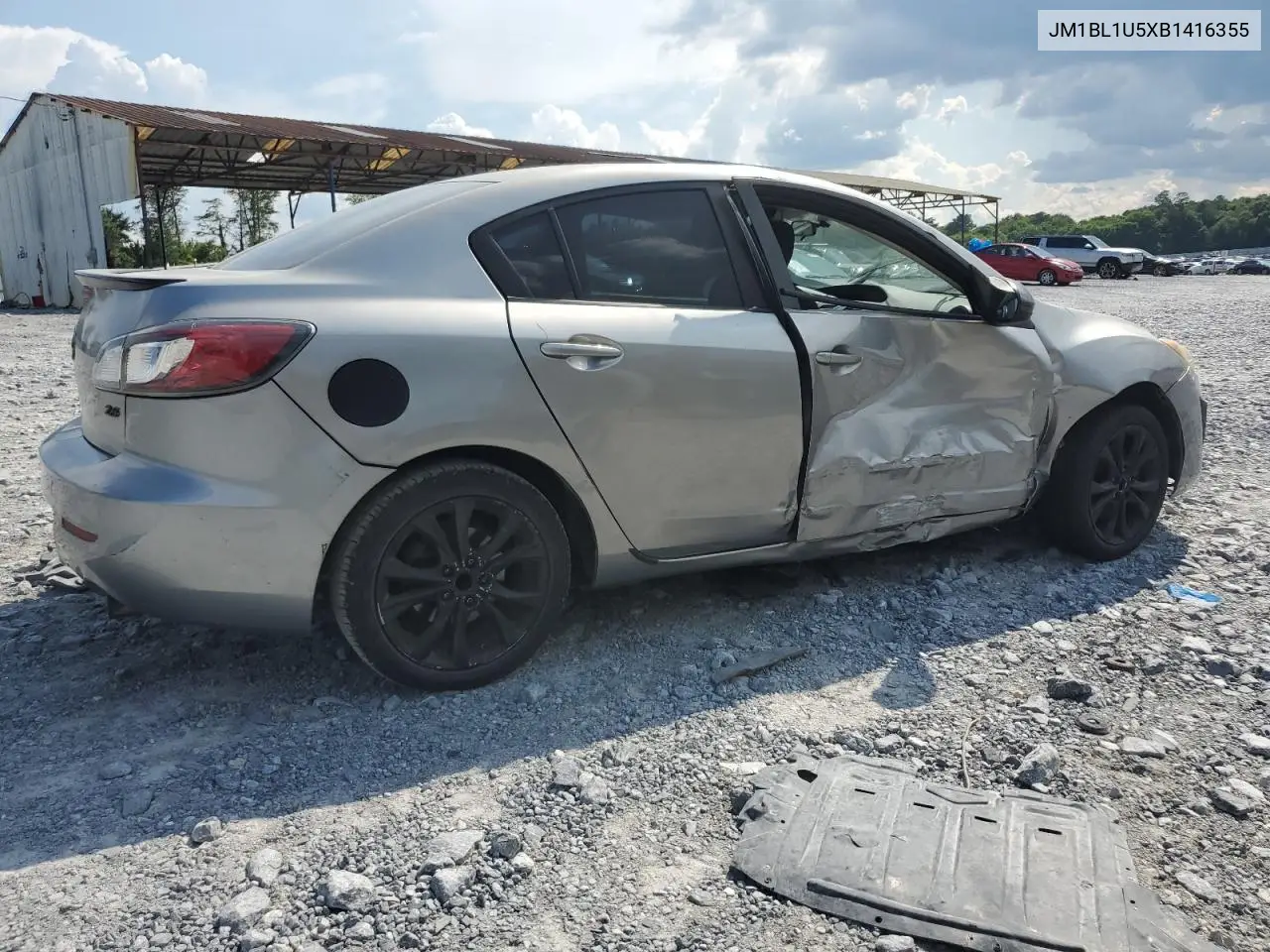 2011 Mazda 3 S VIN: JM1BL1U5XB1416355 Lot: 62360595