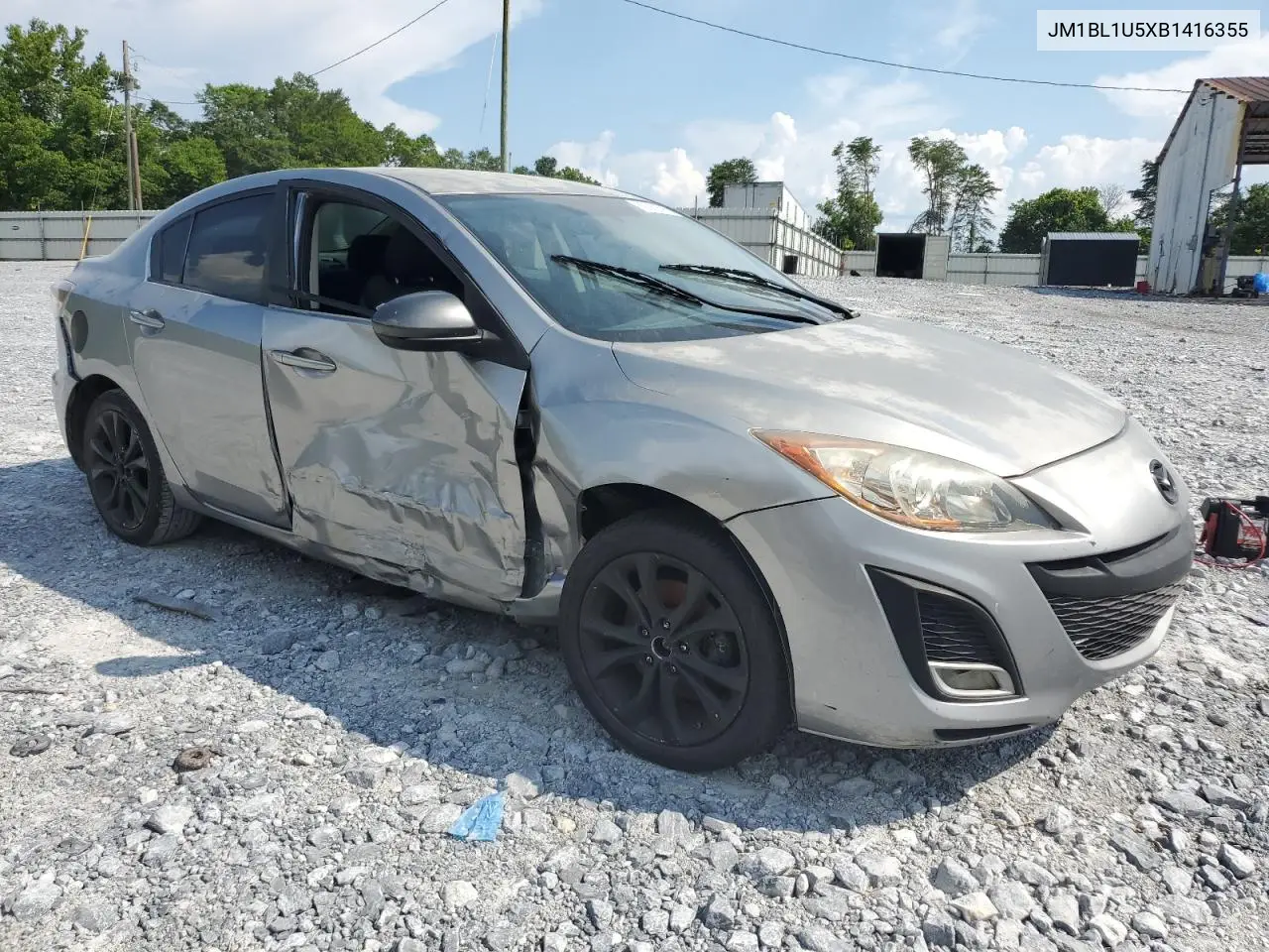2011 Mazda 3 S VIN: JM1BL1U5XB1416355 Lot: 62360595