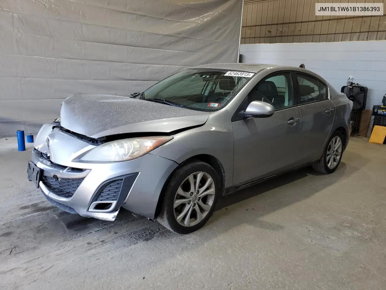 2011 Mazda 3 S VIN: JM1BL1W61B1386393 Lot: 62463915